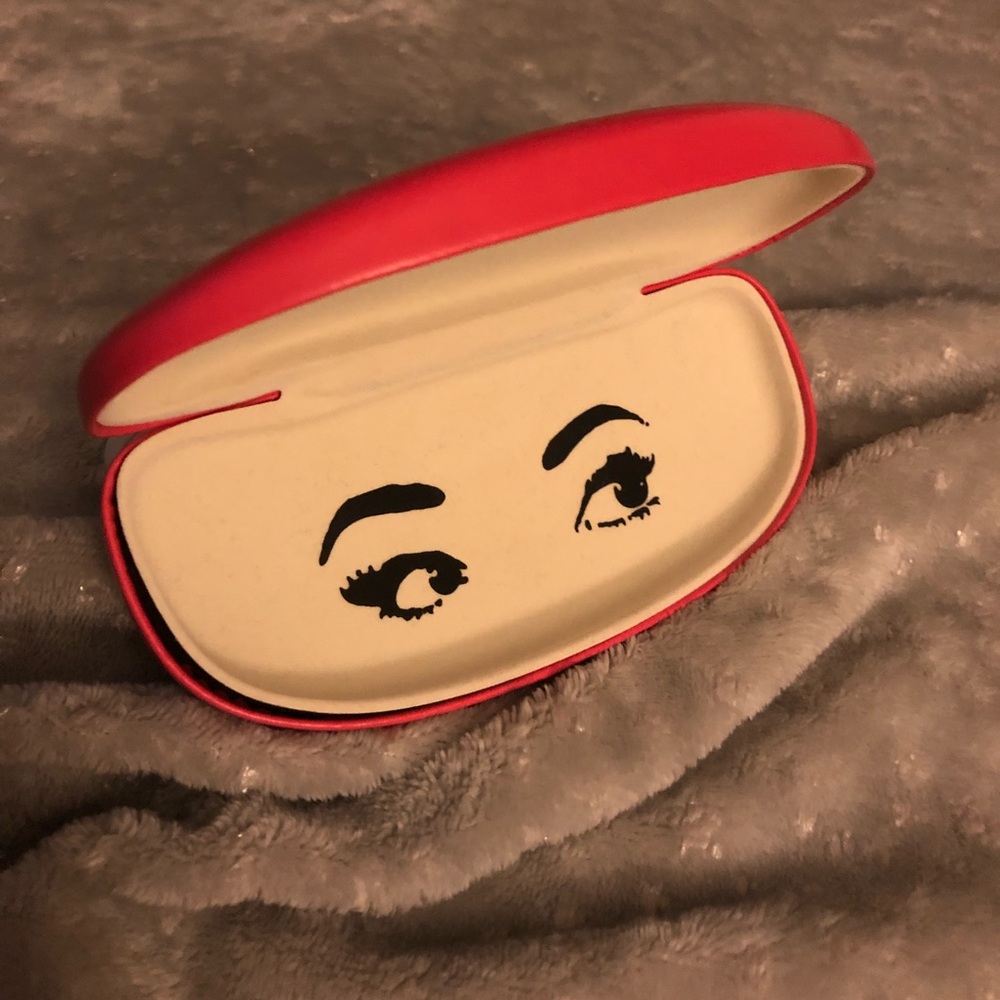 Kate Spade Glasses Case Coral